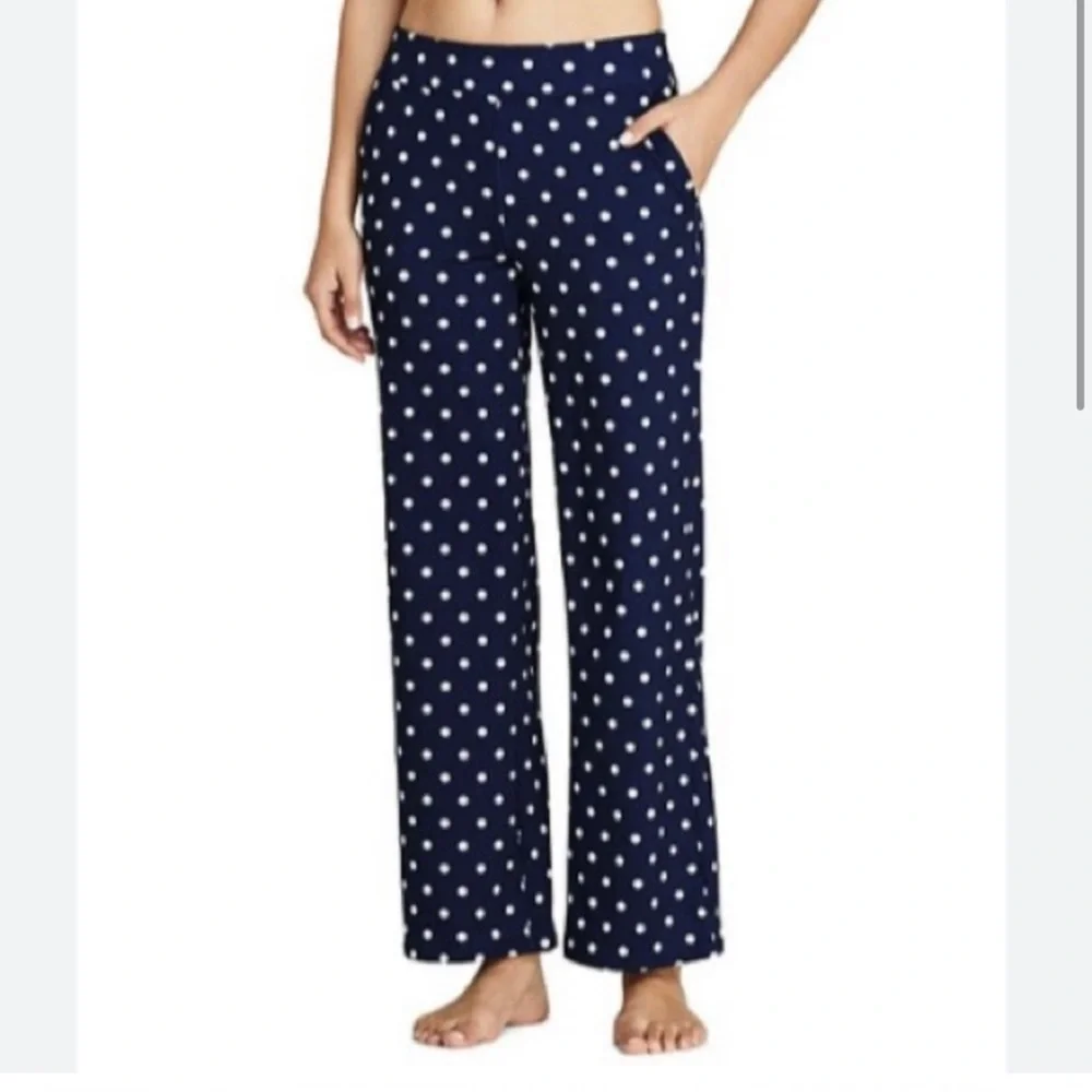 Lands end plus size 22W 3piece swimsuit, set chlorine resistant, polka d…